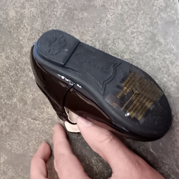 Infant girls flats color black - Picture 4 of 5